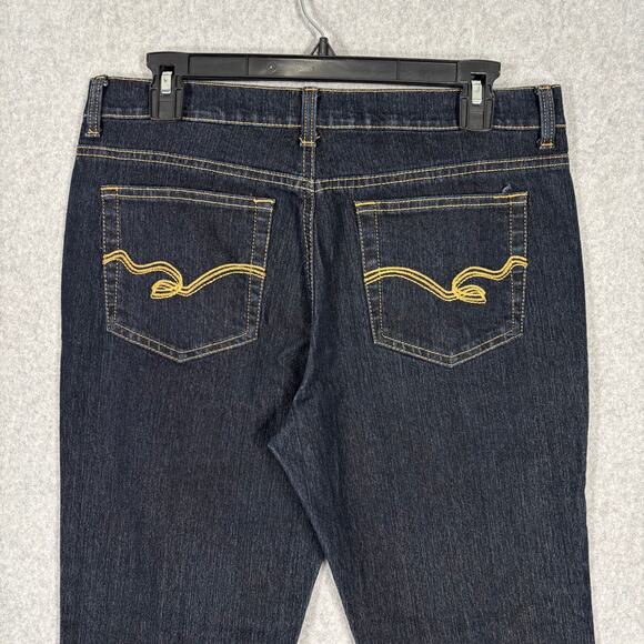 Relativity Jeans Womens 12P Bootcut Embroidered Pockets Stretch Y2K Western Mid - Picture 2 of 10